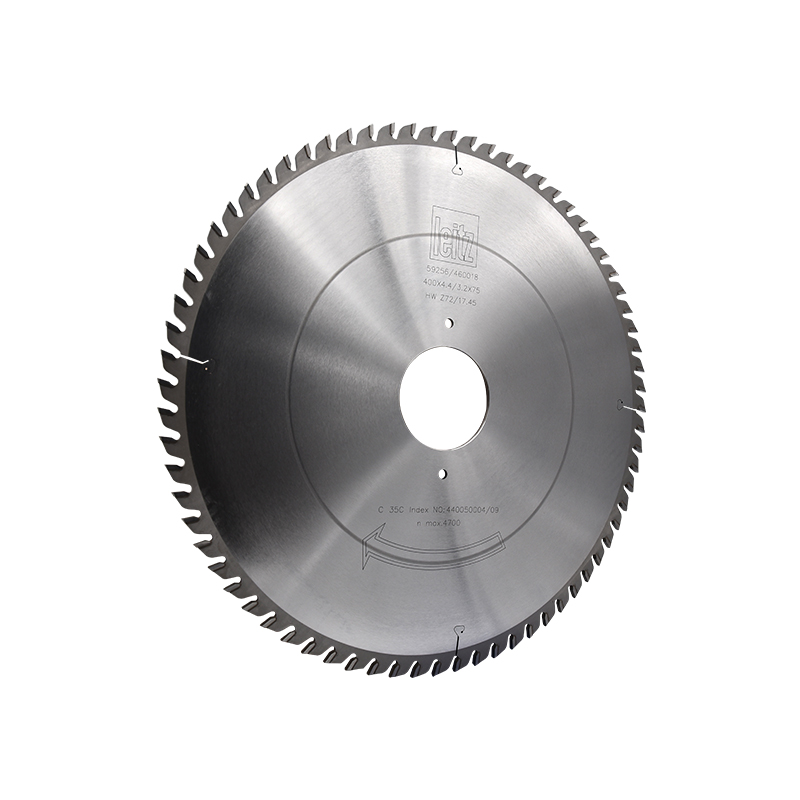 Saw blade with a diameter of 400 * 75 * 4.4/3.2 * 72ZTR