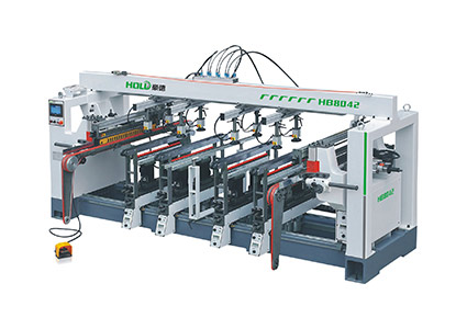 HB8042 Woodworking drilling machine (automatic feed multi-row drilling)