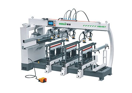 HB407 Woodworking drilling machine (four row drilling)