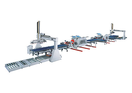 Double end edge banding machine is connected