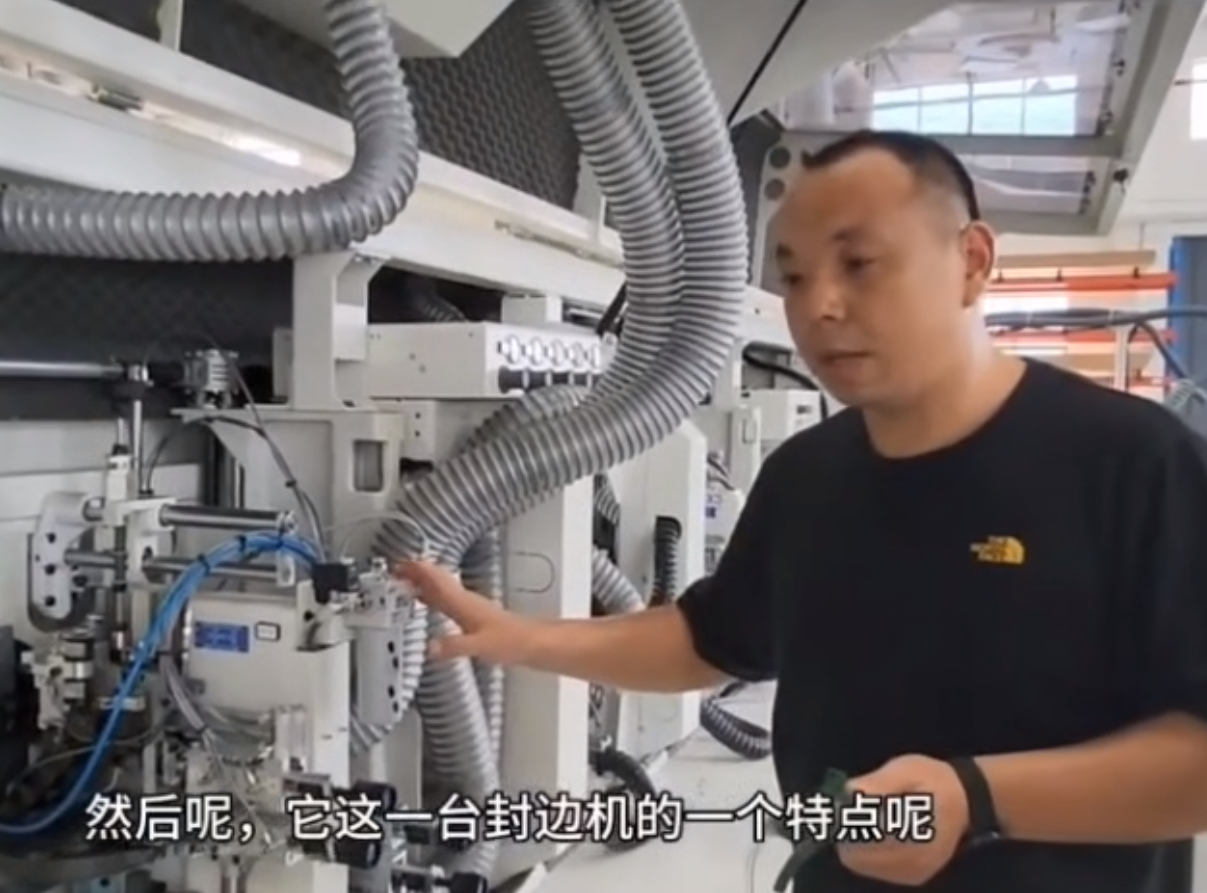 #SCM Edge banding machine