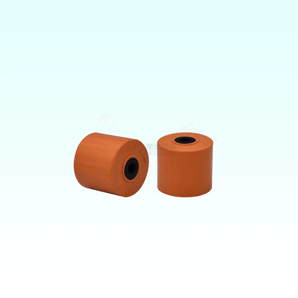 Auxiliary wheel 28 * 5.1 * 26mm (orange nylon core)